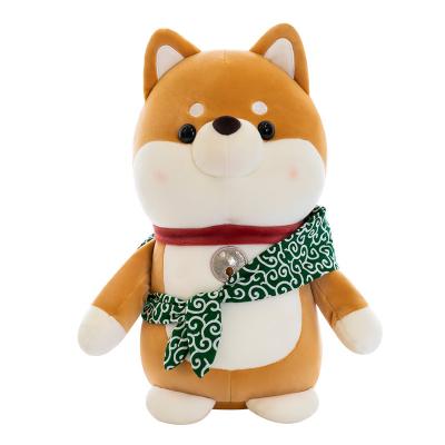 China 20/38/50 cm Eco-friendly Plush Toy With Luggage Dog Stuffed Running Soft Cute Non-domestic Dog Plush Eco-friendly Animal Toy for sale