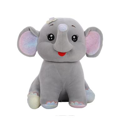 China Eco-Friendly Manufacturer Creative Stuffed Elephant Toy Long Nose Elephant Soft Toy Couple Elephant Plush Toys for Kids Gift for sale