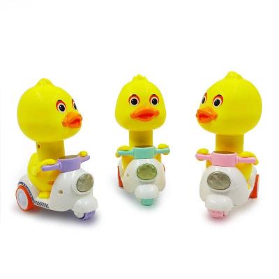 China Yellow Duck Toy Car Children's Car Wheel STUFFED New Cute Small Mini Model Toy Birthday Gift Car Back Pressure Pull Back Duck for sale