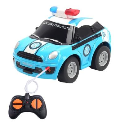 China Hot Amazon Radio Remote Control Kids Car Racing Mini Race Cartoon Car 4CH Hobby Electric Toys Gifts For Children for sale