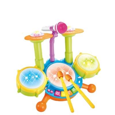 China Jazz Drum Toy Baby Early Educational Children's Multifunctional Education Music Drum Cool Percussion Instrument for sale