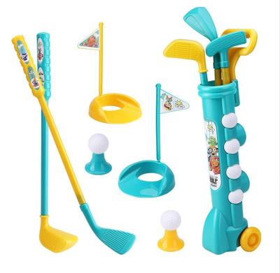 China Eco-Friendly Kids Golf Clubs Set, Golf Toy with 1 Golf Cart, Early Educational, Outdoor Exercise Toy for Kid for sale