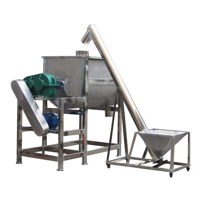 China Horizontal animal feed factory price turkey animal feed mixer machine for animal feed for sale