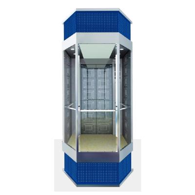 China HD-G08 Low Noise Ac VVVF Drive Guided Elevator Panoramic Observation Elevator Contemporary Home Elevators for sale