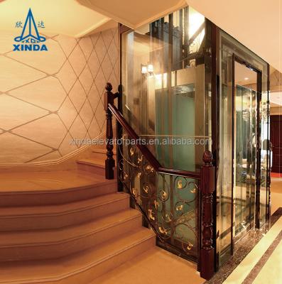 China Small Price Modern Cheap Indoor Home Lift Villa Lift For 2 Person for sale