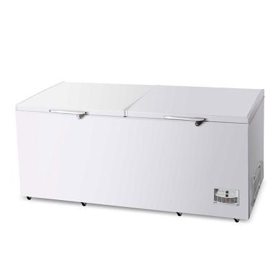 China 1000 Liter Eco-Friendly Solid White Freezer Big Door Chester Deep Freezer , Chest Freezer for sale