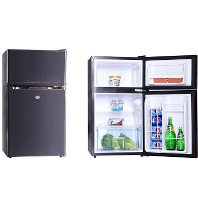 China COMPRESSOR Use 258L Fridge Refrigerator Freezer and Home Straight Double Door Combined Fridge for sale