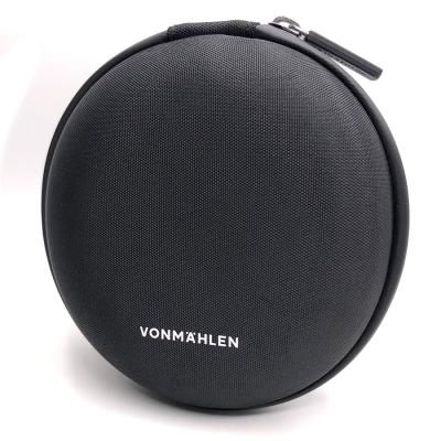 China Fully Protective EVA Hard Carrying Case for Round Earphone Travel Carrying Case Fit for Most Earphone Headset HJHED035 for sale