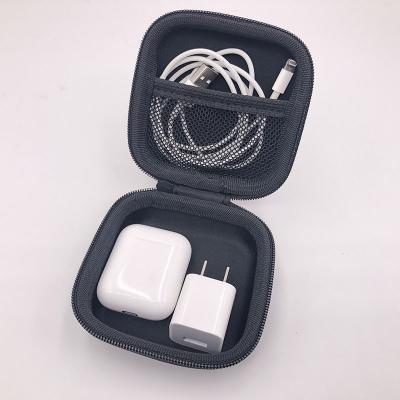 China Logo Zipper Earphone Gift USB Cable Storage Filling Case HJE0236 SD Card Memory Promotional Custom Carrying Case Small for sale