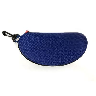 China Traveling& Portable Sports Travel Zipper Sunglasses Case For Sports Lightweight Shockproof Sunglasses Carrying Stand EVA Case for sale