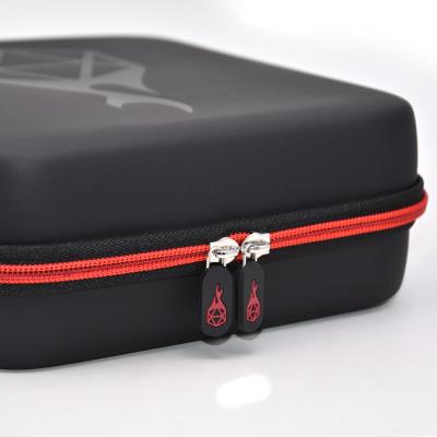 China Hot Zipper Closure Press Customized Logo PU Molded Storage Tool Suitcase EVA Cosmetic Carrying Case for sale