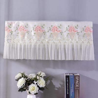 China Home Factory price wall air conditioner Lace fabric cover indoor Hanging universal decorative dust cover for bedroom for sale