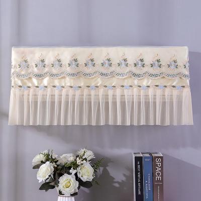 China Home wholesale indoor air conditioner washing covers Lace fabric decoration dustproof and sunscreen for sale