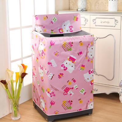 China High Quality Hotel Satin Washing Machine Cover Washing Machine Cover with Waterproof and Dustproof Protector for sale