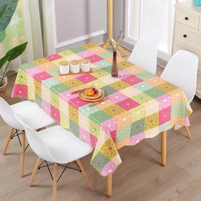 China Environmentally friendly and degradable waterproof nonwoven tablecloth fabric style European flower for sale