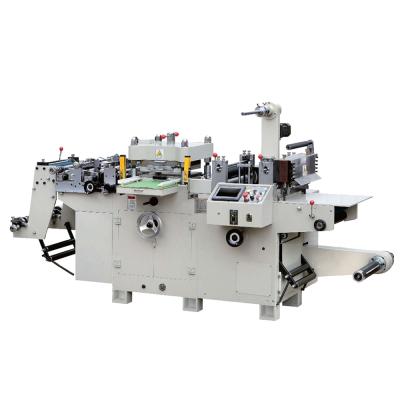 China DBMQ-320A/B/C Factory Automatic Roll To Sheet Label Flat Bed Die Cutting And Creasing Machine for sale