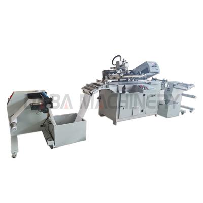 China Labels and Fabric Printing Automobile Diales RFID Antenna Heat Transfer Labels Screen Printing Machine for sale