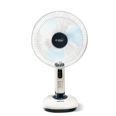 China Outdoor AC/DC Solar Rechargeable Fan With Light for sale