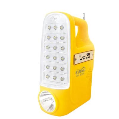 China ROAD 0.5w portable solar led rechargeable lantern with fm radio mp3 for sale