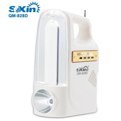 China Emergency Light& Lighting Auto Multifunctional Rechargeable Emergency Light With FM Radio (QM828D) for sale