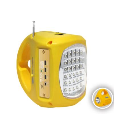 China ROAD multifunction solar smd led search light with fm radio for sale