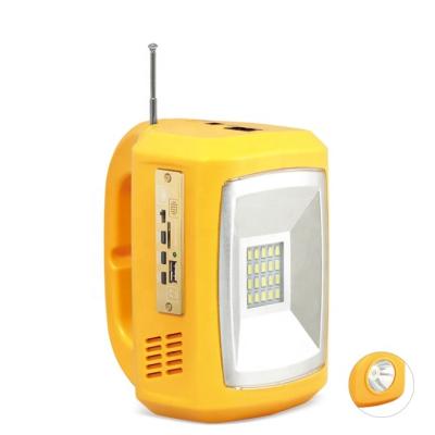 China Emergency Light& Auto Solar Light Kit Led Emergency Light With FM Radio MP3 USB And Bulb (QM830D) for sale