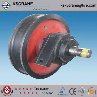 China Easy Operated Casting Single Flange Wheel In Crane for sale