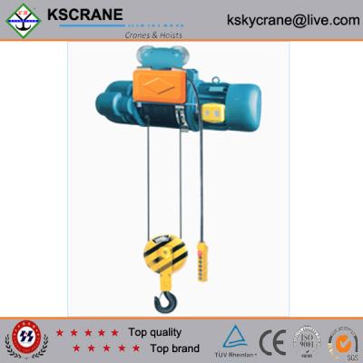 China Safe Driving 16t Rail Wire Rope Hoist On Rail for sale