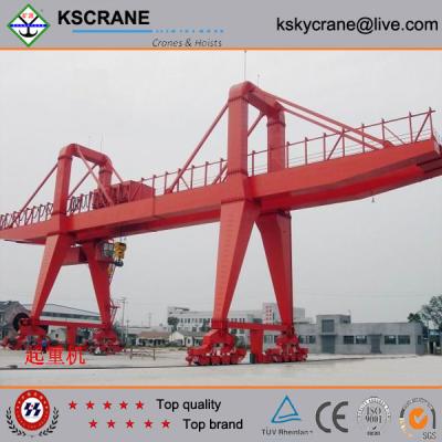 China A-type 5-50t/10t Double Beam Hook Gantry Crane, Portal Crane Features for sale