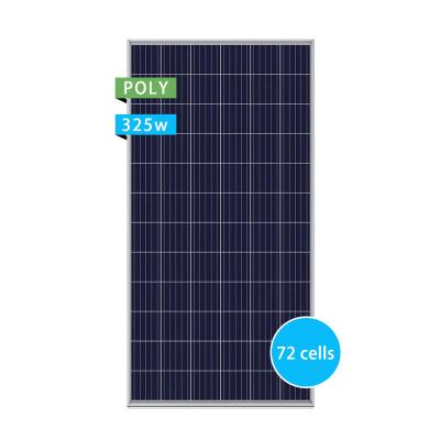 China Solar Power System New 325W polycrystalline solar panel power generation photovoltaic power generation system 18V/ household solar panels for sale