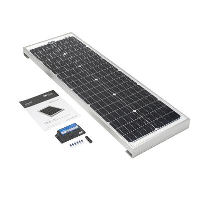 China Solar Power System New solar 60W single crystal photovoltaic panel module solar power panel 12V24V solar panel for sale