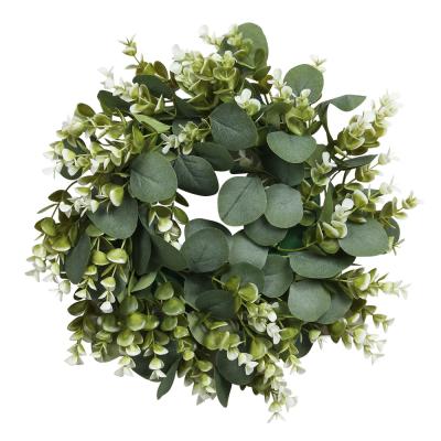 China High Quality Wholesale Artificial Eucalyptus Garland Decoration Plants Convieniently Ornamental Artificial Flowers for sale