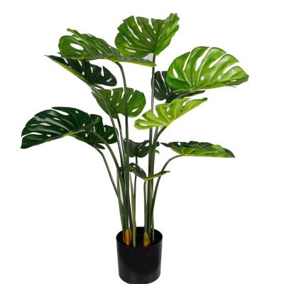 China Convieniently Deliciosa Plants Tropical Beauty Decoration Monstera Plants Majesty Palm Artificial Home Indoor Plants Potted Artificial for sale