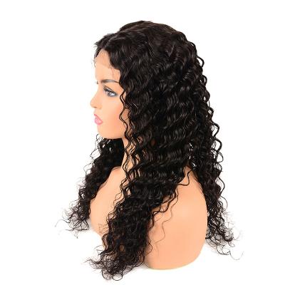 China Water Silky Straight Double Lace Frontal Wig Cuticle Aligned Human Hair Wigs With Bundle And Closure Wholesale Brazilian Hair Manufacture for sale