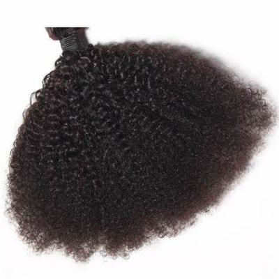 China Natural Wave Afro Hair Fuxin 10A 8-30 Inch Brazilian Virgin Hair Bundles Afro Wave Hair Weave Bundle Natural Black Black Hair Bundles for sale