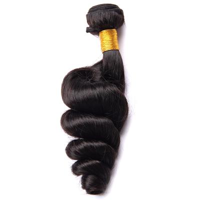 China Natural Wave Loosewave Fuxin 10A 8-30 Inches Black Brazilian 100% Virgin Brazilian Loose Wave Hair 613 Peruvian Loose Wave Weave Bundles Hair for sale