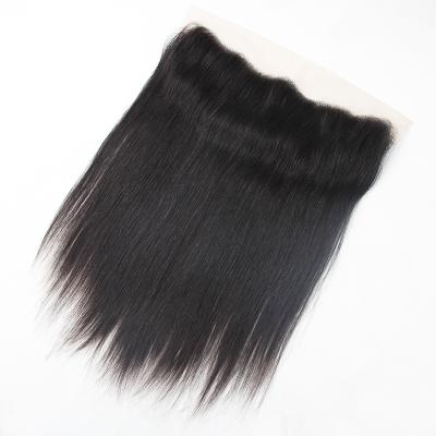 China Fuxin 4*4 5*5 13*4 13*6 HD 100% Swiss Straight Wave Lace Closure Virgin Human Hair Straight Frontal Transparent Lace Hair Bands for sale