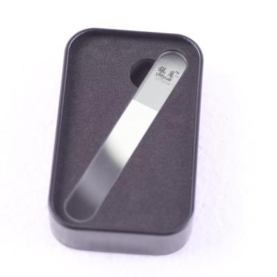 China Regular high quality custom printed glass nail file glass nail file foot file with case for sale