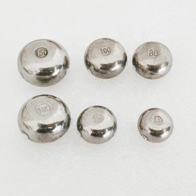 China Wholesale Outdoor Fishing Round Countersunk Tungsten Beads Pilot Fishing for sale