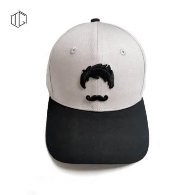 China COMMON COMMON Custom Design Brim With Your Own Logo 3D Embroidery Logo Baseball Cap for sale