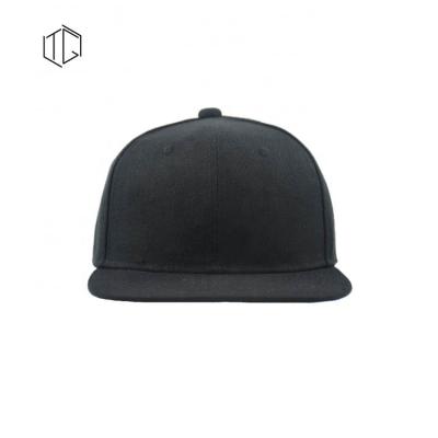 China New Style Cotton Hip Hop 6 Panel COMMON Black White Snapback Flat Hat for sale