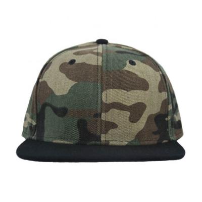 China COMMON Customize Embroidery Simply Cheap Hard To Camouflage Closed Snapback Hats for sale