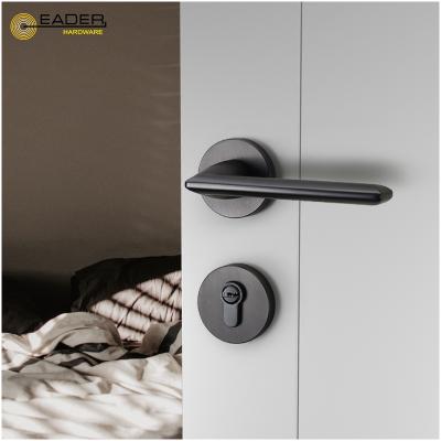 China EADER New Design Door Handle Lock Simple Design Lever Zinc Alloy Gray High End Door Handle New for sale