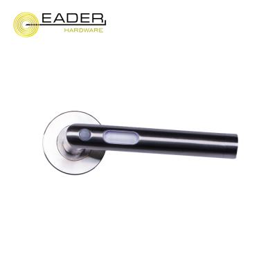 China EADER LED Stainless Steel Door Handle Induction Door Handle Modern High Quality Luminescent LED Lock for sale