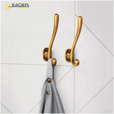 China EADER Zinc Alloy Wall Hook Clothes Hook Light American High Quality Viable Luxury Living Room Bedroom for sale