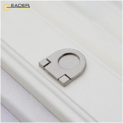 China Nordic style EADER style wardrobe cabinet handle silver high quality zinc alloy modern American style drawer handle for sale