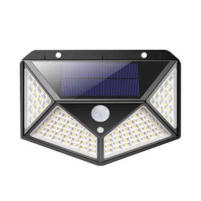 China Garden Factory Wholesale Cheaper Price 100 Led Sensor Motion Wall Mounted Solar motion lights outdoor for sale