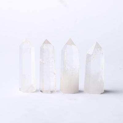 China Natural Cut Clear Quartz Crystal Points Terminated Healing From China for sale