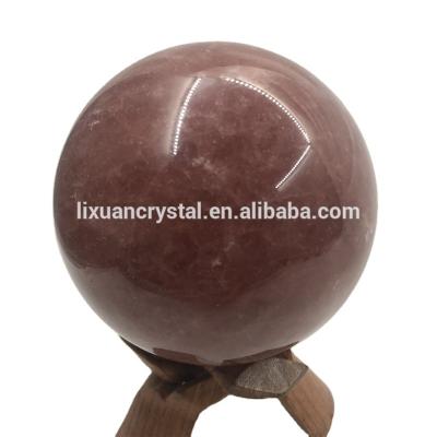 China China Wholesale Natural Strawberry Sphere Crystal Sphere For Sale for sale