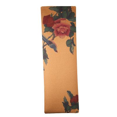 China High Quality Non Slip Customize Logo And Pattern Eco Friendly Natrual Cork Rubber Yoga Mat for sale